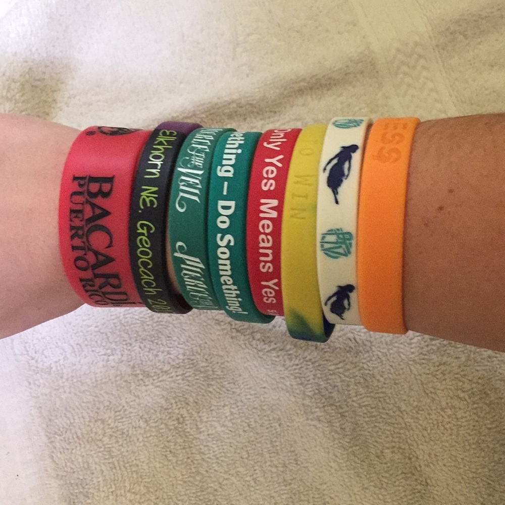 Rubber bracelets